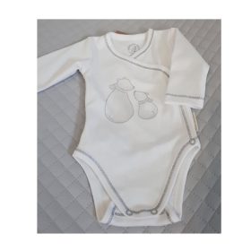   Kenguru Gold Body pamut áthajtós #50-56 #Fehér jeges macis #2353