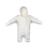 Kenguru Gold Overál kapucnis pamut-mikrofiber 3in1 bélelt #0-3hó #ekrü #2705