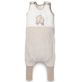   Kenguru Gold Tipegő hálózsák plüss-pamut bélelt #2-4 év #ekrü hímzett bagoly #2707