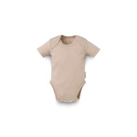   Kenguru Gold borítéknyakú rövid ujjú pamut Body #56-62 #Mogyoró #5004