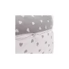 Scamp Szoptatós párna univerzális #Little Heart White Gray #SZPE136