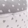 Scamp Szoptatós párna univerzális #Little Heart White Gray #SZPE136