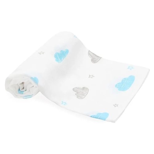 Scamp tetra textil pelenka 3 darab #Kék felhős