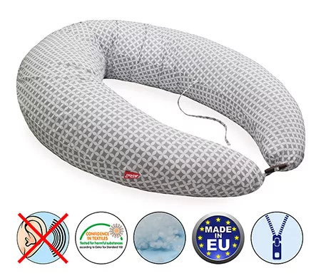 Scamp szoptatóspárna #formázott gombosvégű #Pick Grey #SZPG001