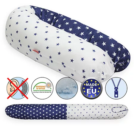 Scamp Szoptatós párna univerzális #Manhattan White Blue #SZPE239