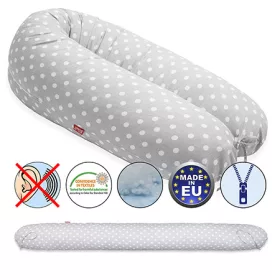   Scamp Szoptatós párna univerzális #Grey White Dots #SZPE168