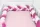 Scamp Ágyrácsvédő fonott plüss 210cm #fehér-pink-rózsaszín