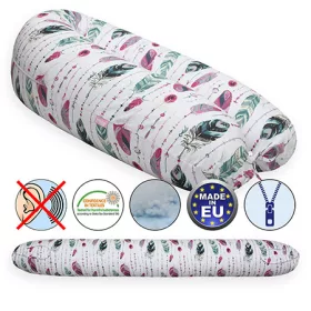  Scamp Szoptatós párna univerzális #Feather Pink Green #SZPE248