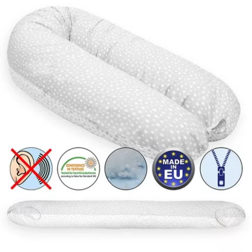 Scamp Szoptatós párna univerzális #Grey White Little Big Stars New #SZPE249