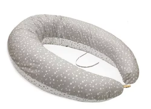 Scamp szoptatóspárna #formázott gombosvégű #Grey Little Big Stars New #SZPG015