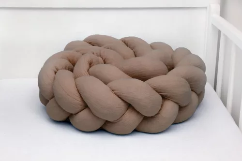 Scamp Ágyrácsvédő fonott muszlin 210cm #Light Brown #RFM010