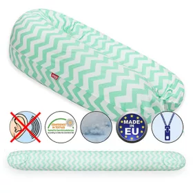  Scamp Szoptatós párna univerzális #ZigZag Green White #SZPE234