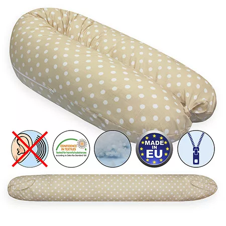 Scamp Szoptatós párna univerzális #Beige Dots #SZPE238