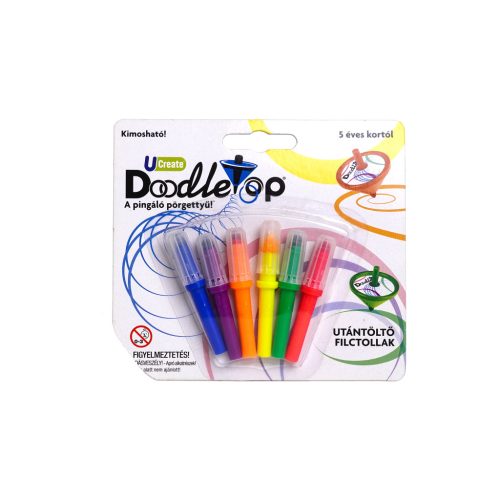 University Games Utántöltő Doodletop 6db #60200 KIFUTÓ
