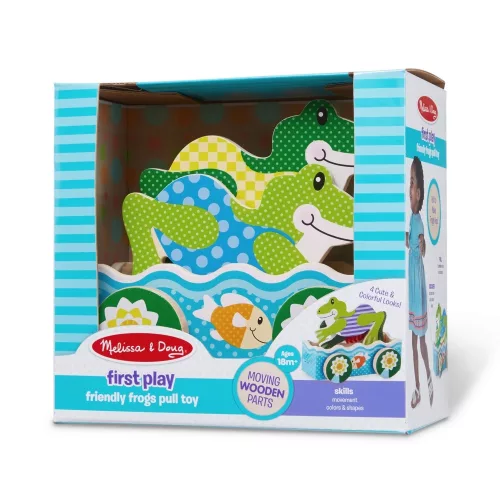 Melissa and Doug Bébi és tipegő fajátékok - békaverseny #3615