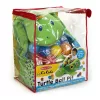 Melissa & Doug Bébi és tipegő fajátékok - Teknős tutaj labdákkal #9219 KIFUTÓ