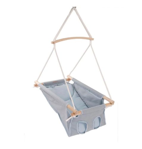 Adamo Bébihinta keresztfával és 3 pontos övvel #Babakék