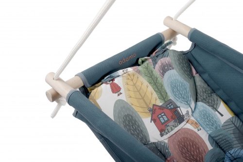 Adamo Bébihinta keresztfával és 5 pontos biztonsági övvel #Zöld Meseerdő