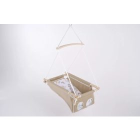   Adamo Bébihinta keresztfával és 3 pontos övvel #Bézs Zoo