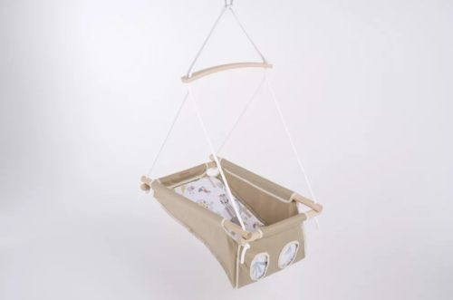 Adamo Bébihinta keresztfával és 3 pontos övvel #Bézs Zoo