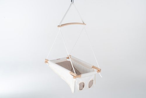 Adamo Bébihinta keresztfával és 3 pontos övvel #Beige Star