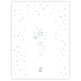 Color pelenkázólap sík #70x50cm #Kék csillag