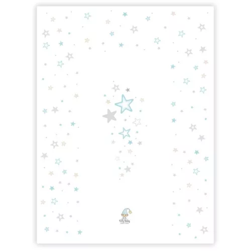 Color pelenkázólap sík #70x50cm #Kék csillag