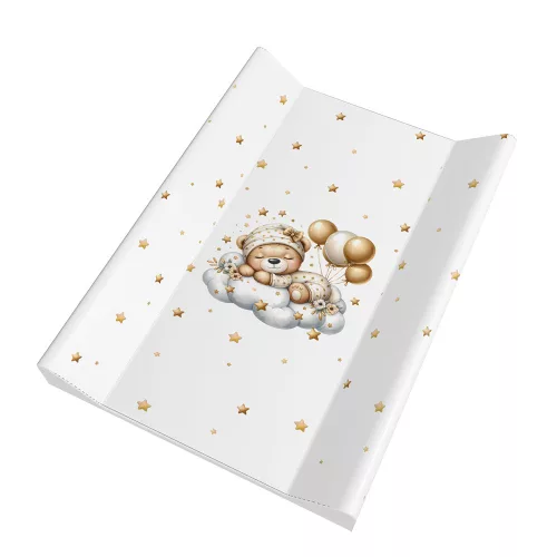 Color pelenkázólap merev #2 oldalú #70x50cm #Maci uni bézs