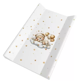   Color pelenkázólap merev #2 oldalú #80x50cm #Maci uni bézs