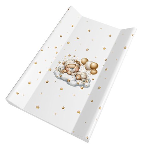 Color pelenkázólap merev #2 oldalú #80x50cm #Maci uni bézs