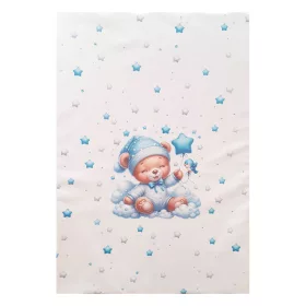 Color pelenkázólap sík 70x50cm Maci fiú kék