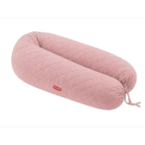 Scamp formázható univerzális szoptatós párna velvet huzattal PowderPink #SZPV007