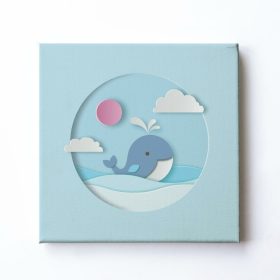 Pindu Vászonkép - 3D bálna #229121