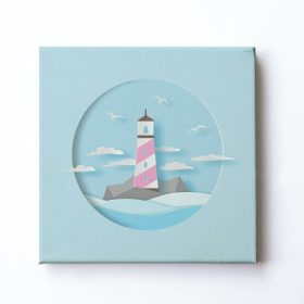 Pindu Vászonkép - 3D világítótorony #229123