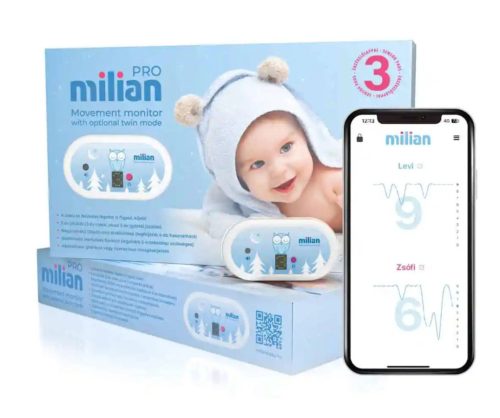 Milian PRO Bluetooth Plus légzésfigyelő 3db érzékelőlappal