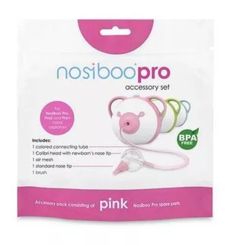 Nosiboo Pro Accessory Set #Pink tisztító kefével #ACS-01-02