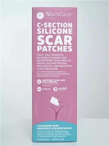 Momcare Császármetszés hegkezelő szilikontapasz #L-XL