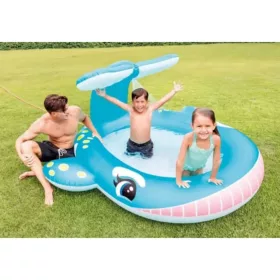 Intex Spriccelős bálna medence 201x196x91cm #57440NP
