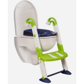  KidsKit Wc fellépő lépcsős-bili és szűkítő 3 az 1-ben kék-fehér-lime #600060255