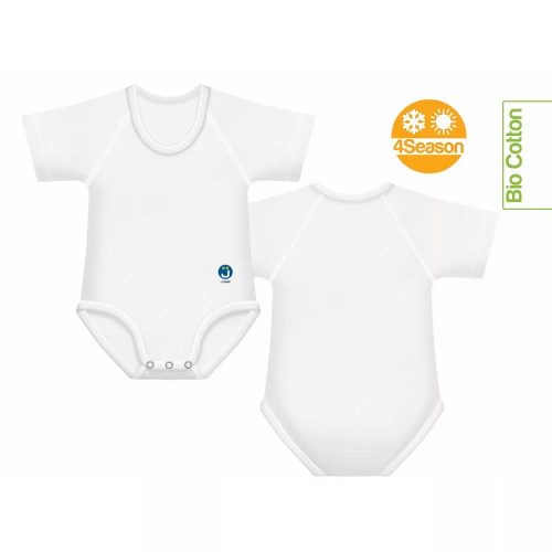 J Bimbi Body biopamut #0-36 hó #4 Seasons fehér #10843