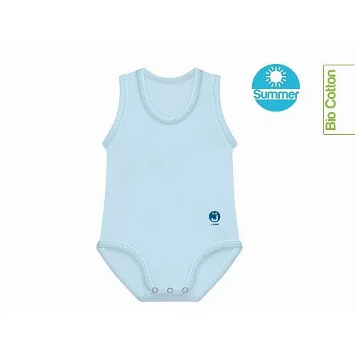 J Bimbi Body biopamut #0-36 hó #Summer világoskék #10862