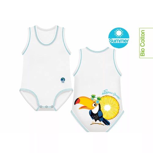 J Bimbi Body biopamut #0-36 hó #Summer Tropical Toucan #10864