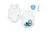 J Bimbi Body biopamut #0-36 hó #Summer Sealife Blue Fish #10869