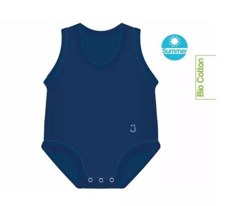 J Bimbi Body biopamut #0-36 hó #Summer sötétkék #12031