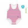 J Bimbi Body biopamut #0-36 hó #Summer csíkos sötétpink #12038