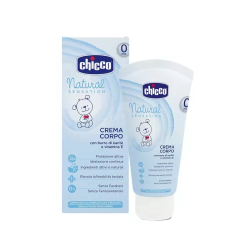 Chicco Natural Sensation Testápoló krém 150ml #CH0074551