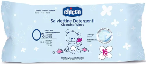 Chicco Natural Sensation Törlőkendő 16db #CH0091632