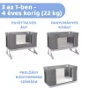 Chicco Next2me Forever bölcső-kiságy Moon Grey #CH0007965077