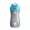 Chicco Kids Pop-Up szívószálas kulacs #350ml 24h kék #CH0069202