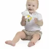 Chicco Day & Night Bear zenélő csörgő és éjszakai fény kiságyjáték Bear fehér #CH0118180